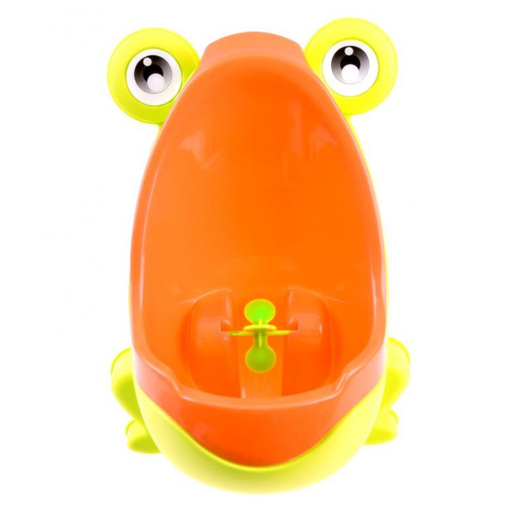 Detský pisoár žabka oranžovo-zelený